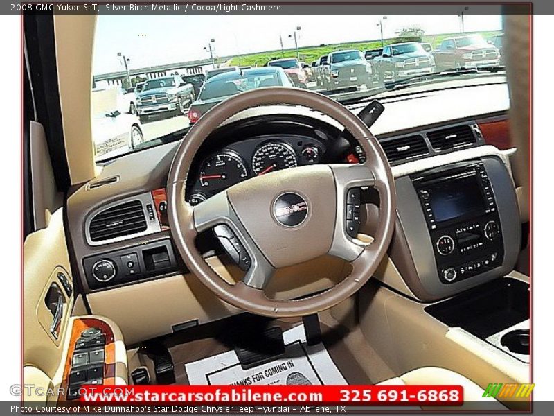 Silver Birch Metallic / Cocoa/Light Cashmere 2008 GMC Yukon SLT