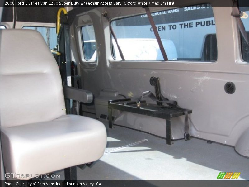 Oxford White / Medium Flint 2008 Ford E Series Van E250 Super Duty Wheechair Access Van