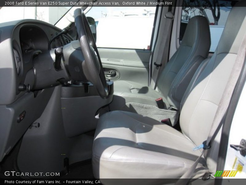 Oxford White / Medium Flint 2008 Ford E Series Van E250 Super Duty Wheechair Access Van