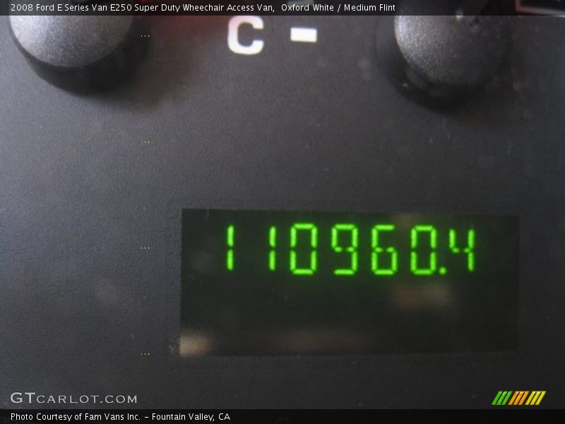 Oxford White / Medium Flint 2008 Ford E Series Van E250 Super Duty Wheechair Access Van