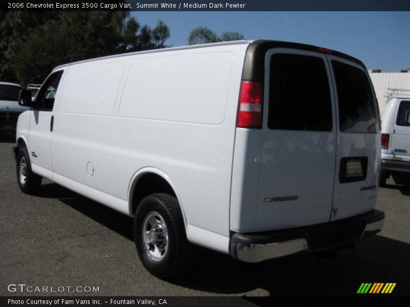 Summit White / Medium Dark Pewter 2006 Chevrolet Express 3500 Cargo Van