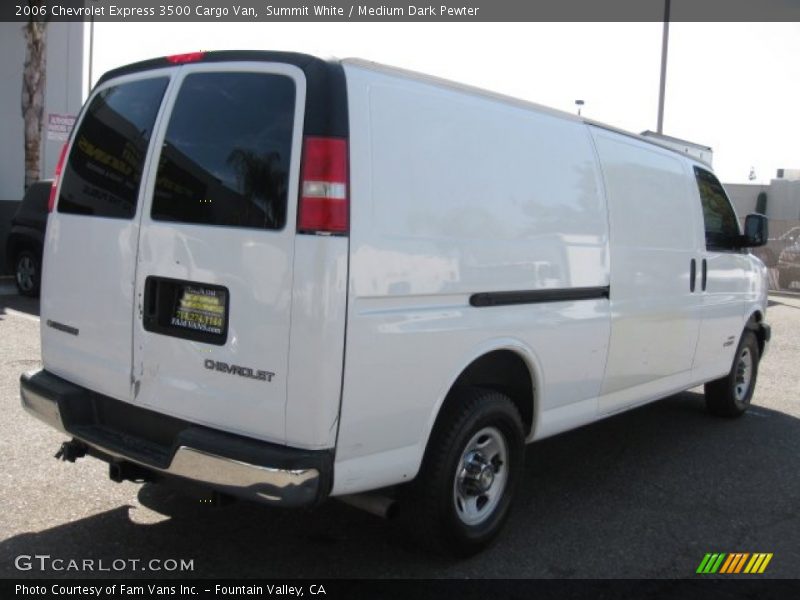 Summit White / Medium Dark Pewter 2006 Chevrolet Express 3500 Cargo Van
