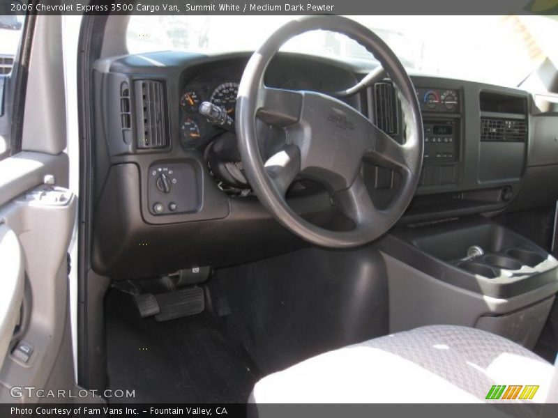 Summit White / Medium Dark Pewter 2006 Chevrolet Express 3500 Cargo Van