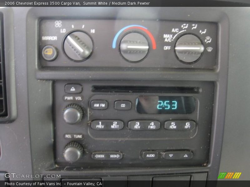 Summit White / Medium Dark Pewter 2006 Chevrolet Express 3500 Cargo Van