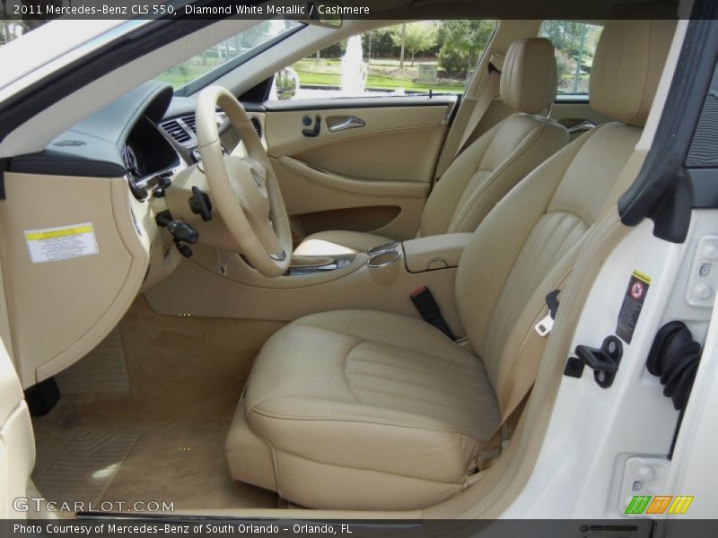 2011 CLS 550 Cashmere Interior