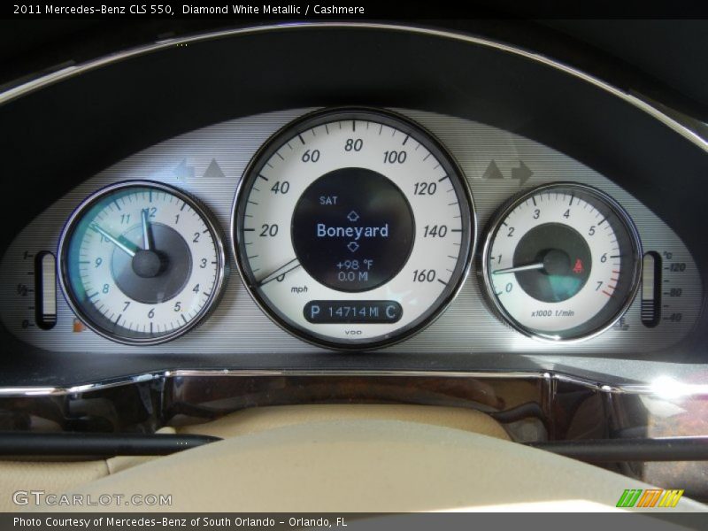  2011 CLS 550 550 Gauges