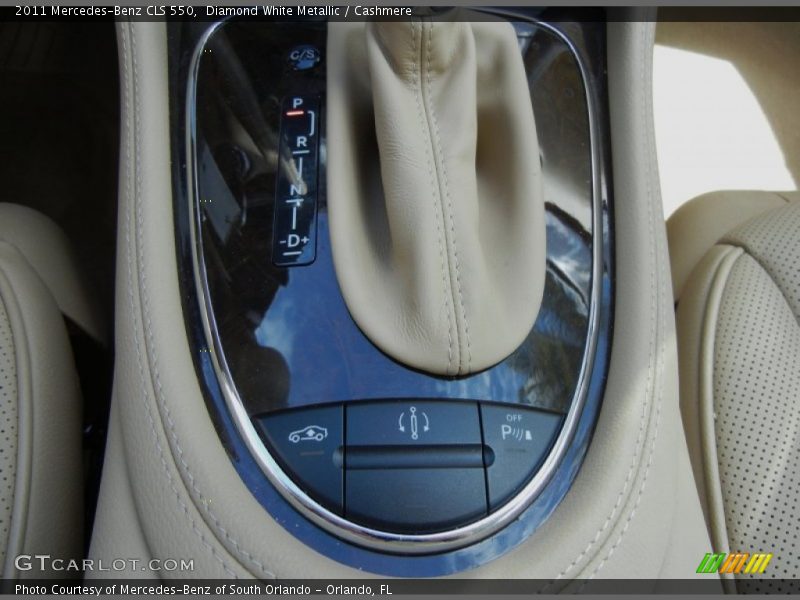 Diamond White Metallic / Cashmere 2011 Mercedes-Benz CLS 550