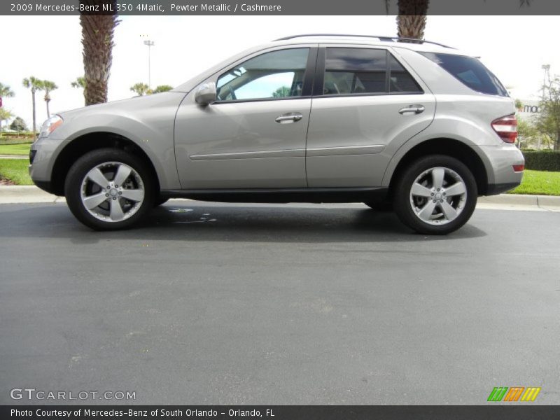 Pewter Metallic / Cashmere 2009 Mercedes-Benz ML 350 4Matic