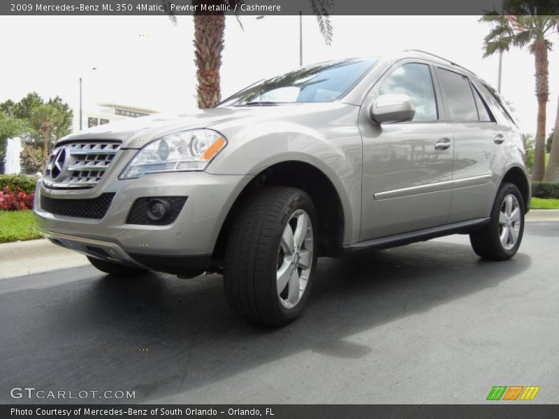 Pewter Metallic / Cashmere 2009 Mercedes-Benz ML 350 4Matic