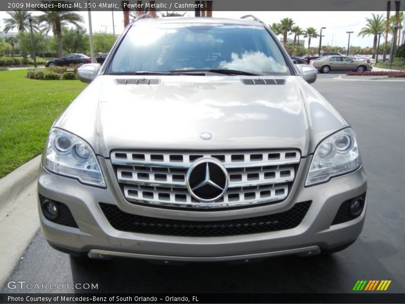 Pewter Metallic / Cashmere 2009 Mercedes-Benz ML 350 4Matic