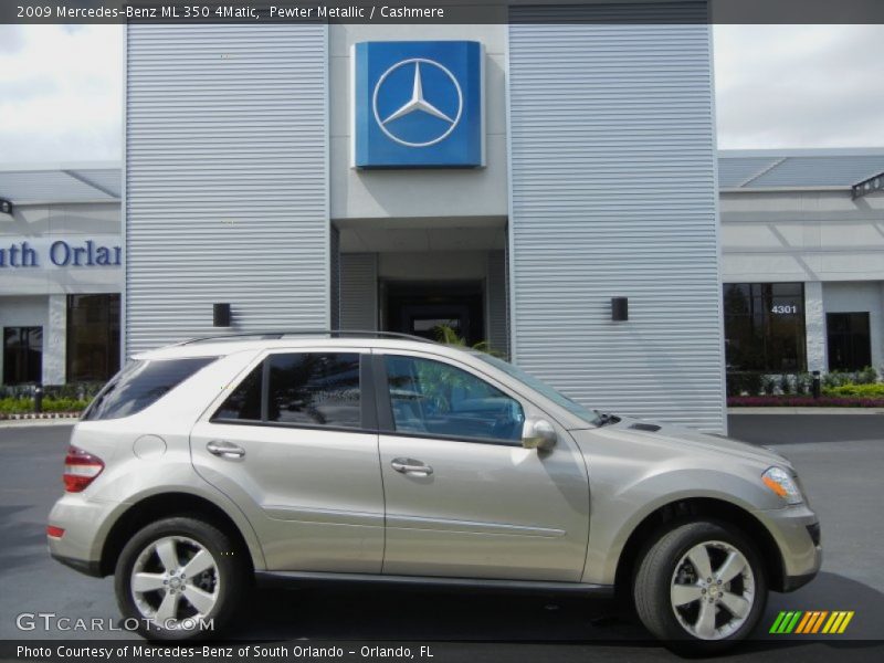Pewter Metallic / Cashmere 2009 Mercedes-Benz ML 350 4Matic