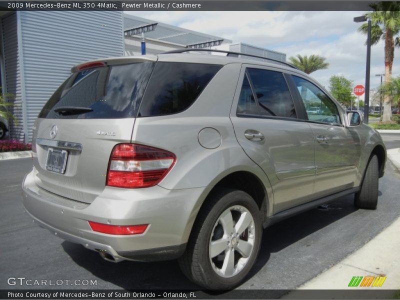 Pewter Metallic / Cashmere 2009 Mercedes-Benz ML 350 4Matic