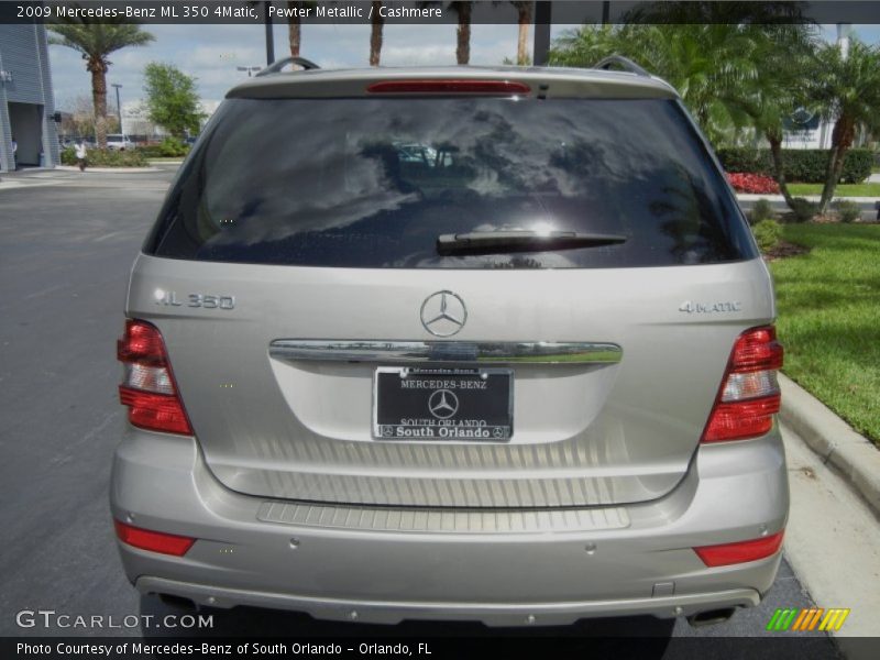 Pewter Metallic / Cashmere 2009 Mercedes-Benz ML 350 4Matic