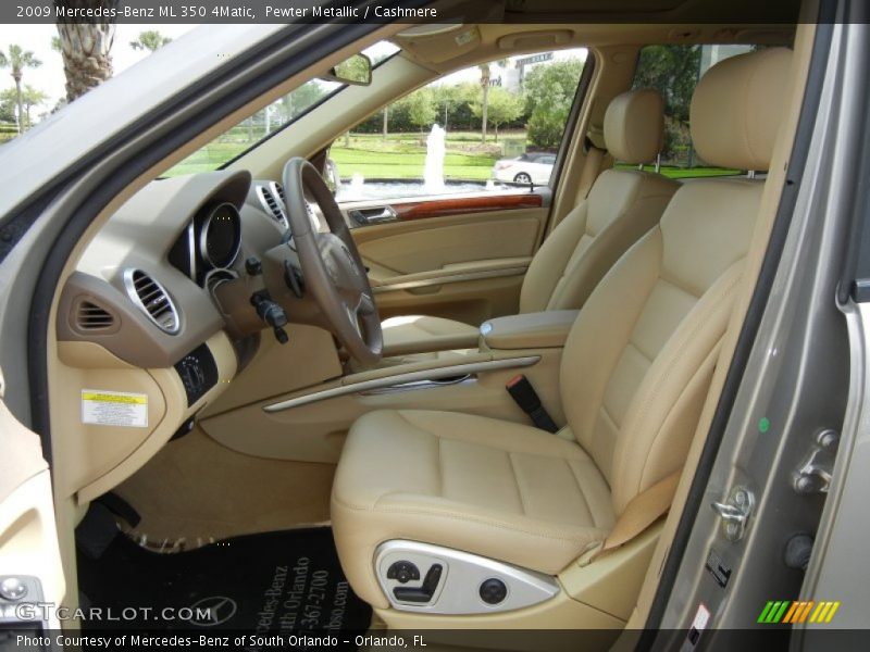 Pewter Metallic / Cashmere 2009 Mercedes-Benz ML 350 4Matic
