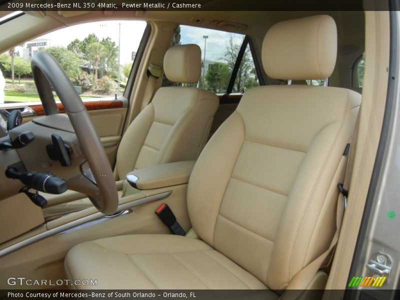 Pewter Metallic / Cashmere 2009 Mercedes-Benz ML 350 4Matic