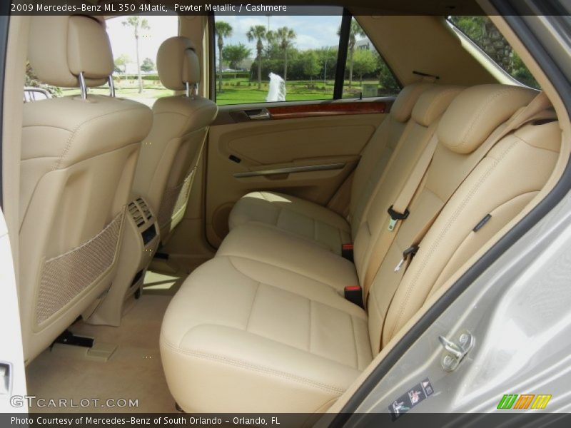 Rear Seat of 2009 ML 350 4Matic