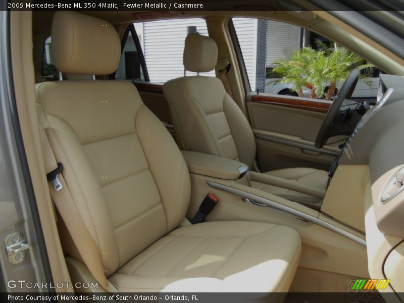 Pewter Metallic / Cashmere 2009 Mercedes-Benz ML 350 4Matic