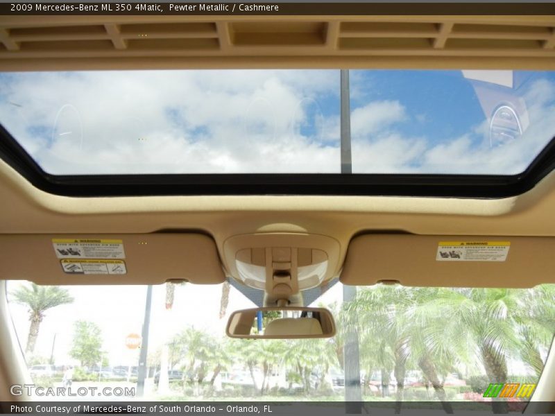 Pewter Metallic / Cashmere 2009 Mercedes-Benz ML 350 4Matic