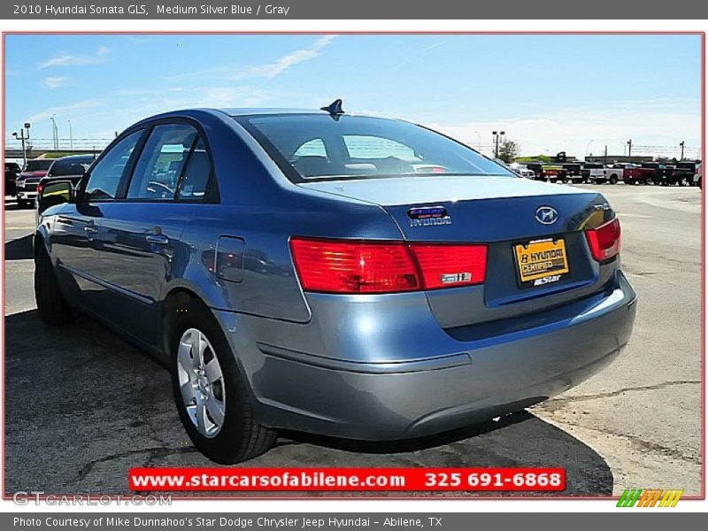 Medium Silver Blue / Gray 2010 Hyundai Sonata GLS