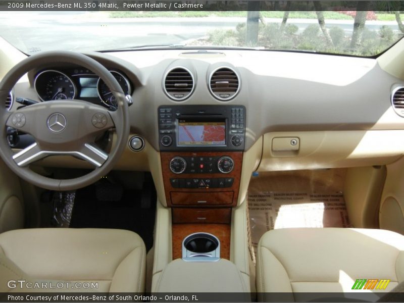 Pewter Metallic / Cashmere 2009 Mercedes-Benz ML 350 4Matic