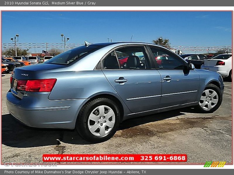 Medium Silver Blue / Gray 2010 Hyundai Sonata GLS