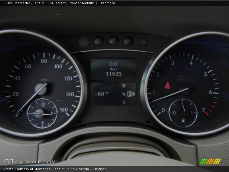 Pewter Metallic / Cashmere 2009 Mercedes-Benz ML 350 4Matic