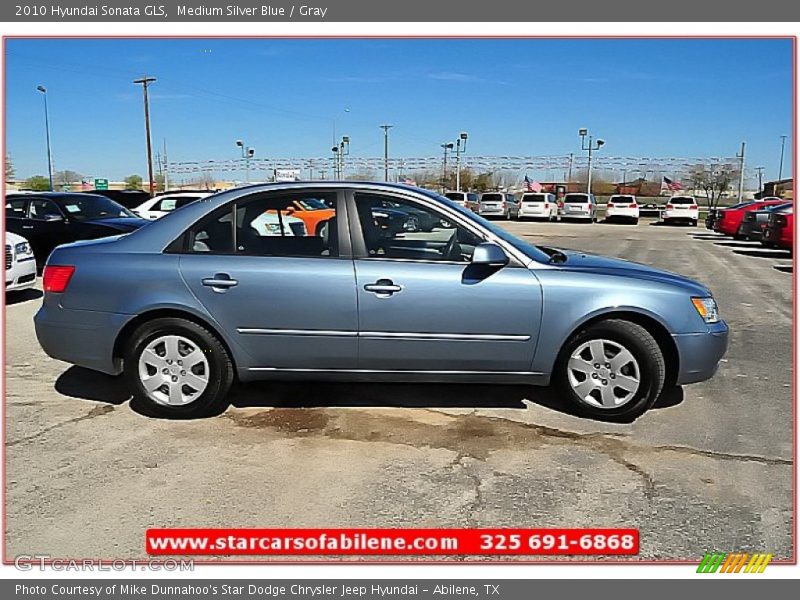 Medium Silver Blue / Gray 2010 Hyundai Sonata GLS