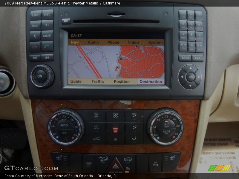 Pewter Metallic / Cashmere 2009 Mercedes-Benz ML 350 4Matic