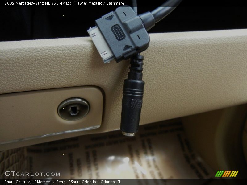 Pewter Metallic / Cashmere 2009 Mercedes-Benz ML 350 4Matic
