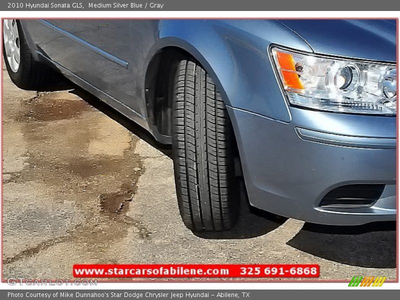 Medium Silver Blue / Gray 2010 Hyundai Sonata GLS