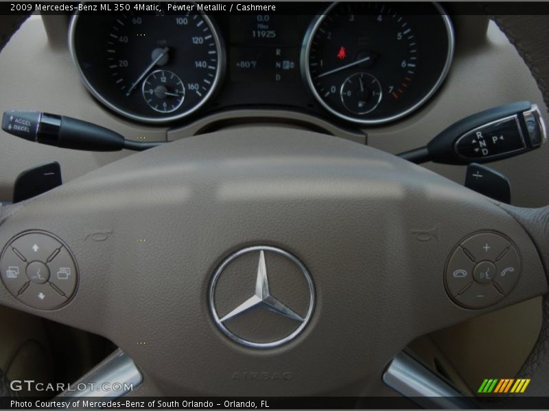 Pewter Metallic / Cashmere 2009 Mercedes-Benz ML 350 4Matic