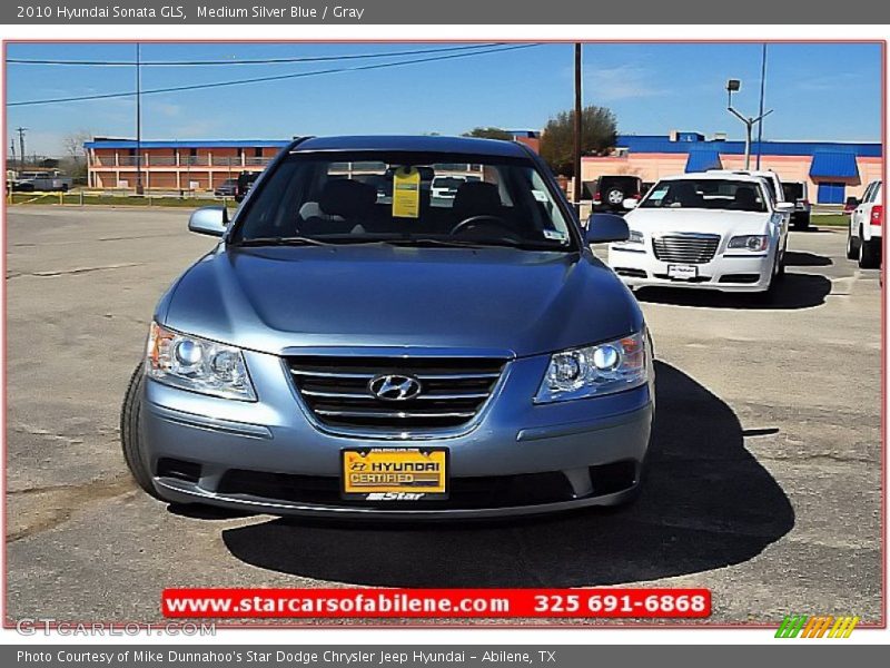 Medium Silver Blue / Gray 2010 Hyundai Sonata GLS
