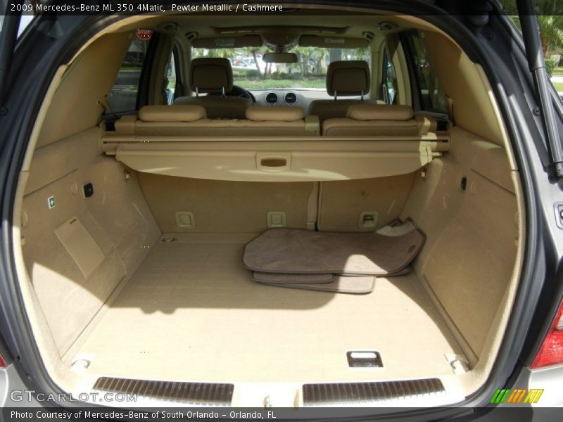 Pewter Metallic / Cashmere 2009 Mercedes-Benz ML 350 4Matic