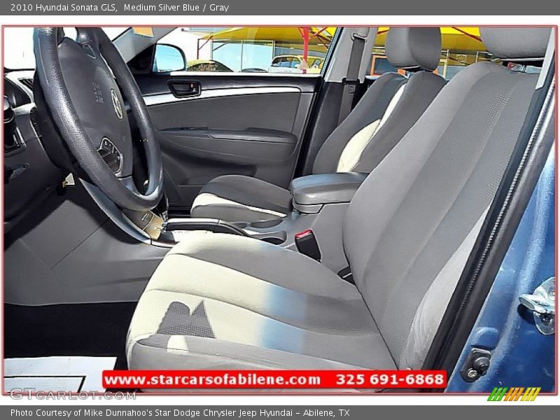 Medium Silver Blue / Gray 2010 Hyundai Sonata GLS
