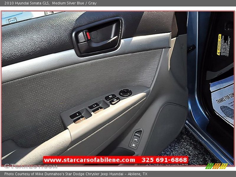 Medium Silver Blue / Gray 2010 Hyundai Sonata GLS