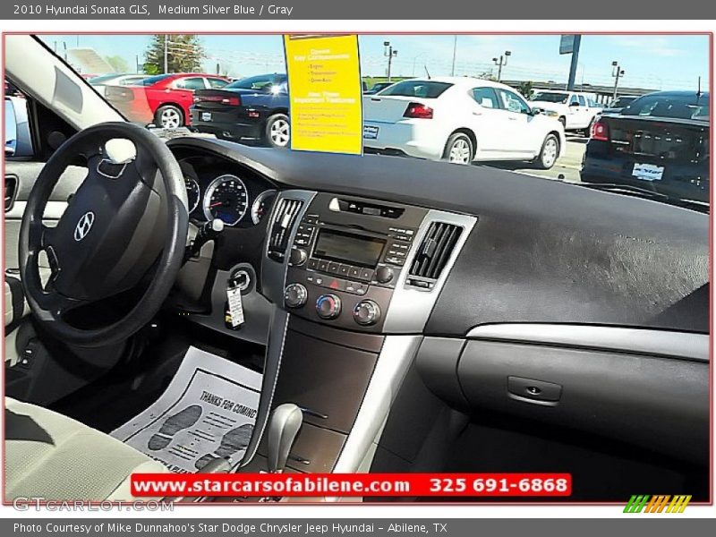 Medium Silver Blue / Gray 2010 Hyundai Sonata GLS
