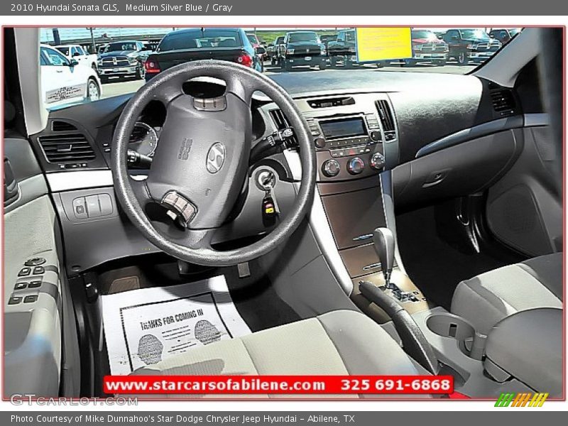 Medium Silver Blue / Gray 2010 Hyundai Sonata GLS