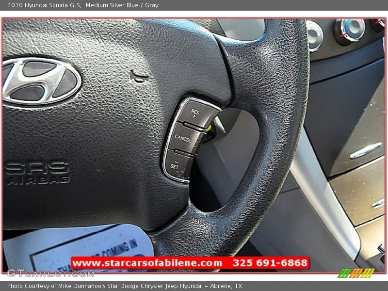 Medium Silver Blue / Gray 2010 Hyundai Sonata GLS