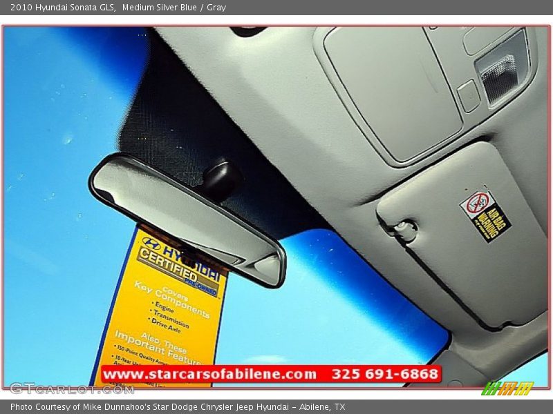 Medium Silver Blue / Gray 2010 Hyundai Sonata GLS