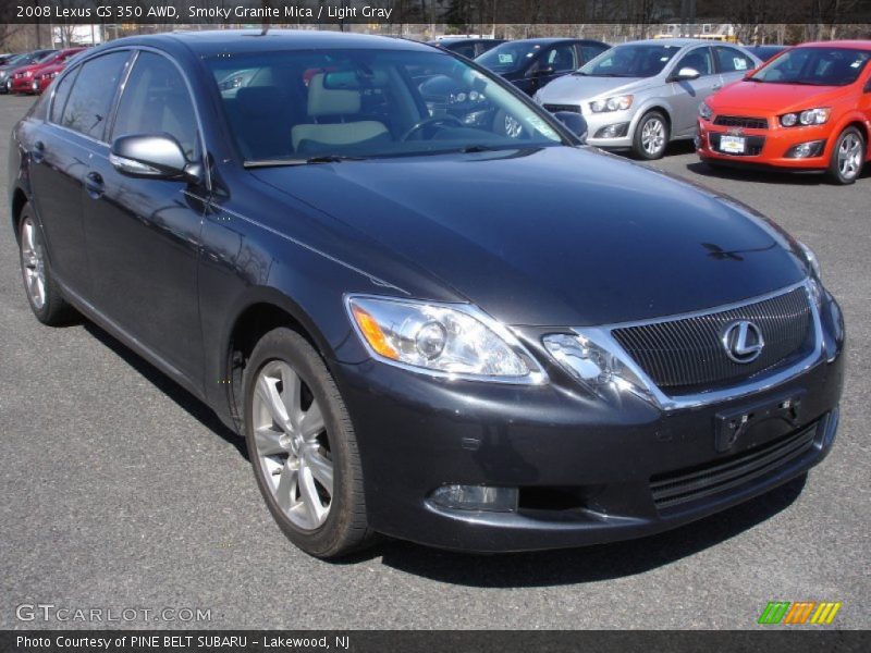 Smoky Granite Mica / Light Gray 2008 Lexus GS 350 AWD