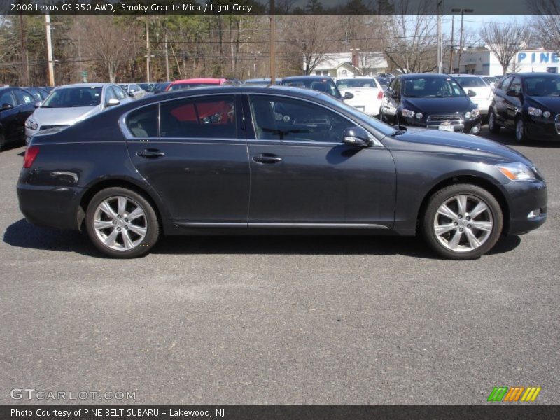 Smoky Granite Mica / Light Gray 2008 Lexus GS 350 AWD