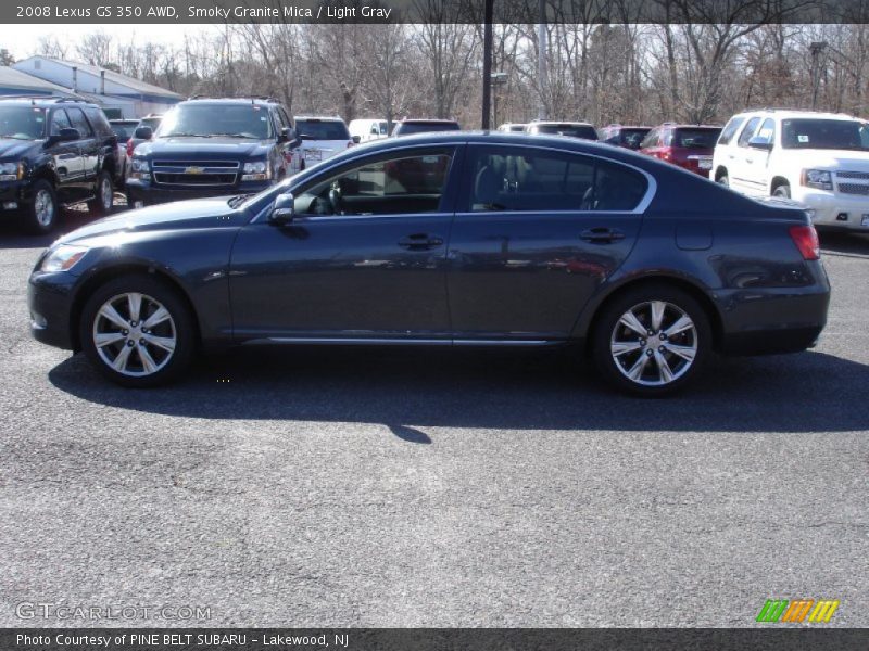 Smoky Granite Mica / Light Gray 2008 Lexus GS 350 AWD
