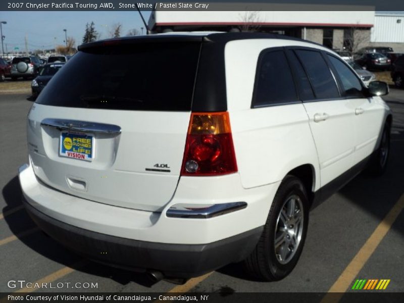 Stone White / Pastel Slate Gray 2007 Chrysler Pacifica Touring AWD