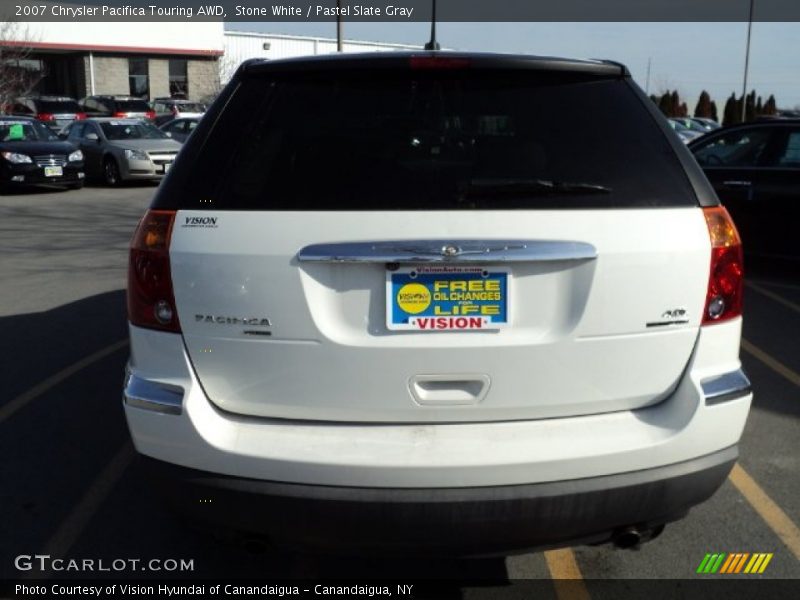 Stone White / Pastel Slate Gray 2007 Chrysler Pacifica Touring AWD