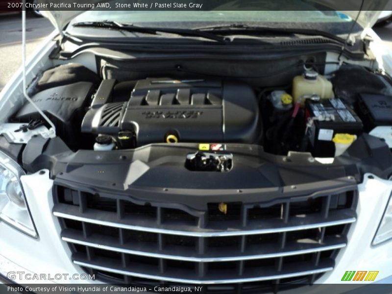 Stone White / Pastel Slate Gray 2007 Chrysler Pacifica Touring AWD