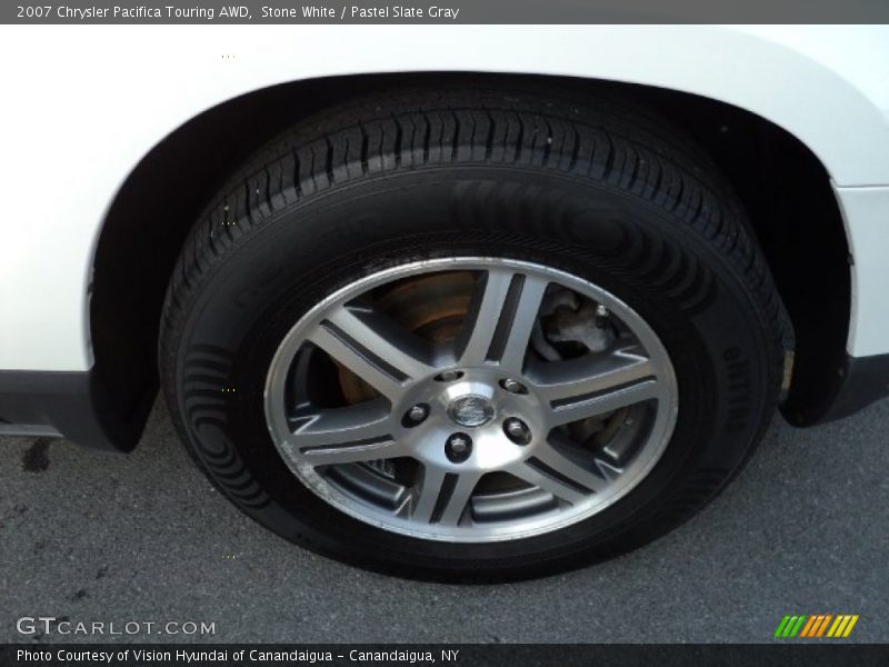 Stone White / Pastel Slate Gray 2007 Chrysler Pacifica Touring AWD