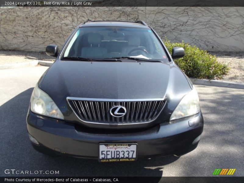 Flint Gray Mica / Light Gray 2004 Lexus RX 330
