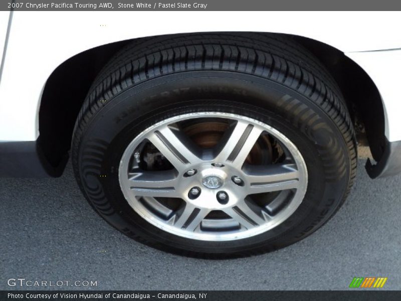 Stone White / Pastel Slate Gray 2007 Chrysler Pacifica Touring AWD