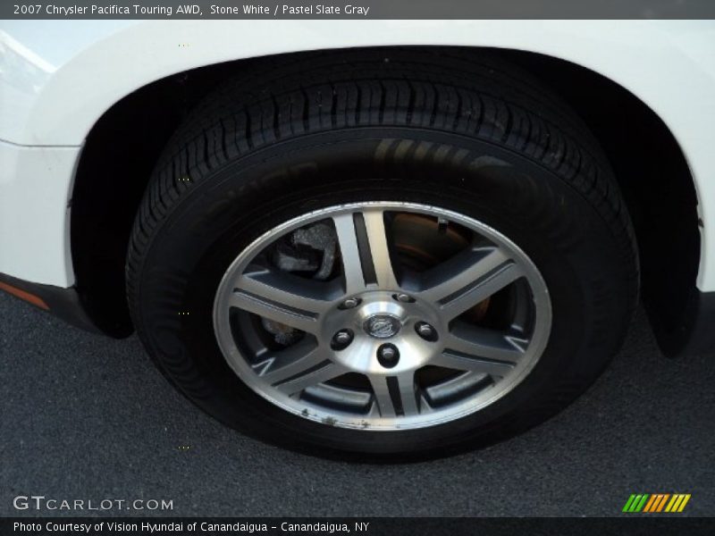 Stone White / Pastel Slate Gray 2007 Chrysler Pacifica Touring AWD