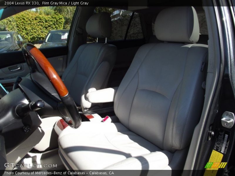 Flint Gray Mica / Light Gray 2004 Lexus RX 330